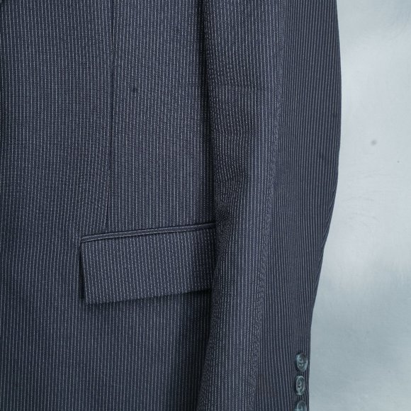 Sears Citation Men's Blue Jacket Suit - 40-34 Reg - Picture 3 of 7